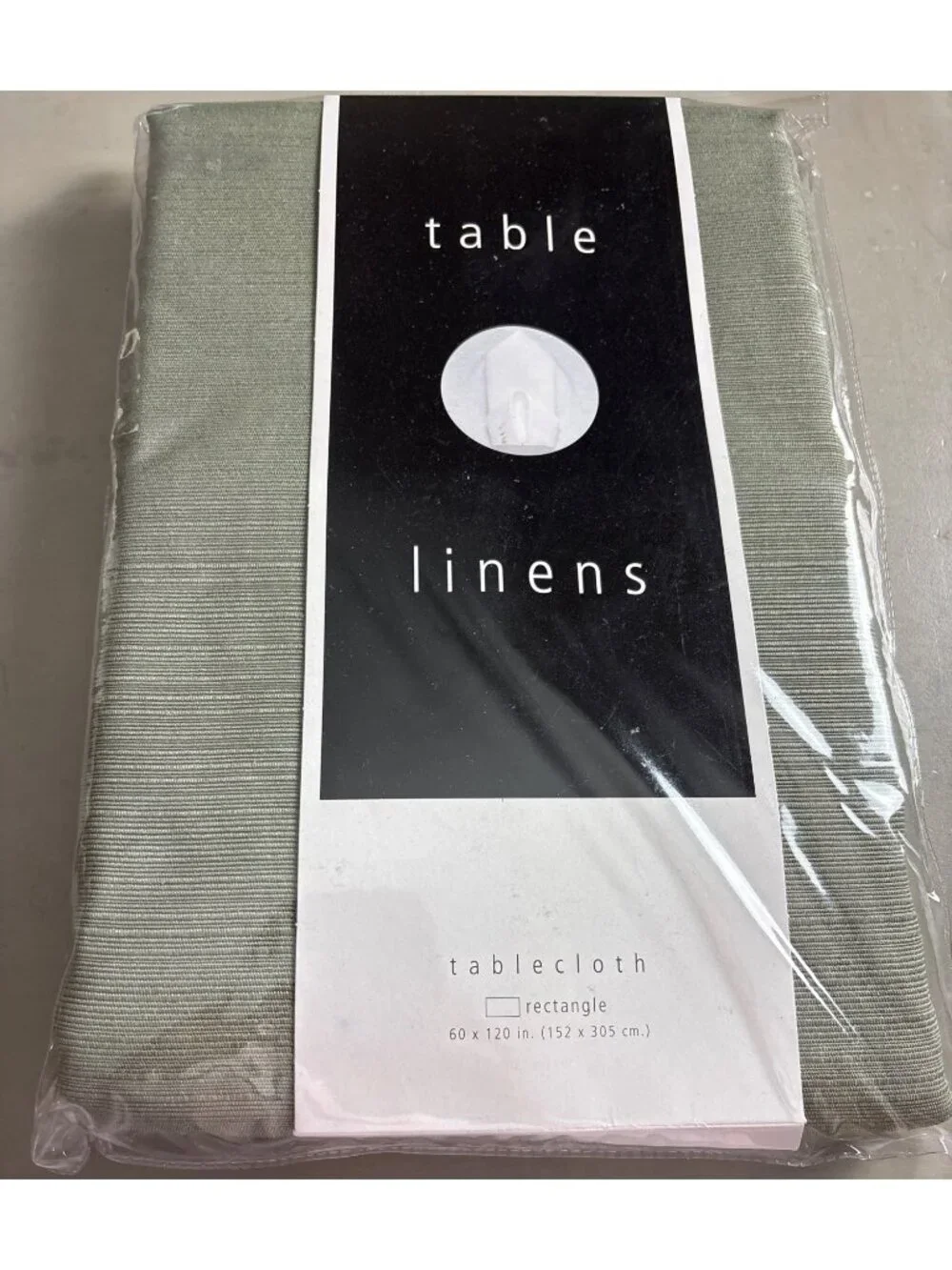 Table Linens Rectangle Tablecloth 60 X 120 Inches Sage Green Cotton Polyester